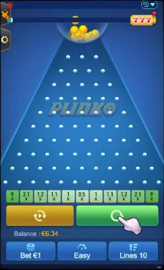 Plinkoのデモ
